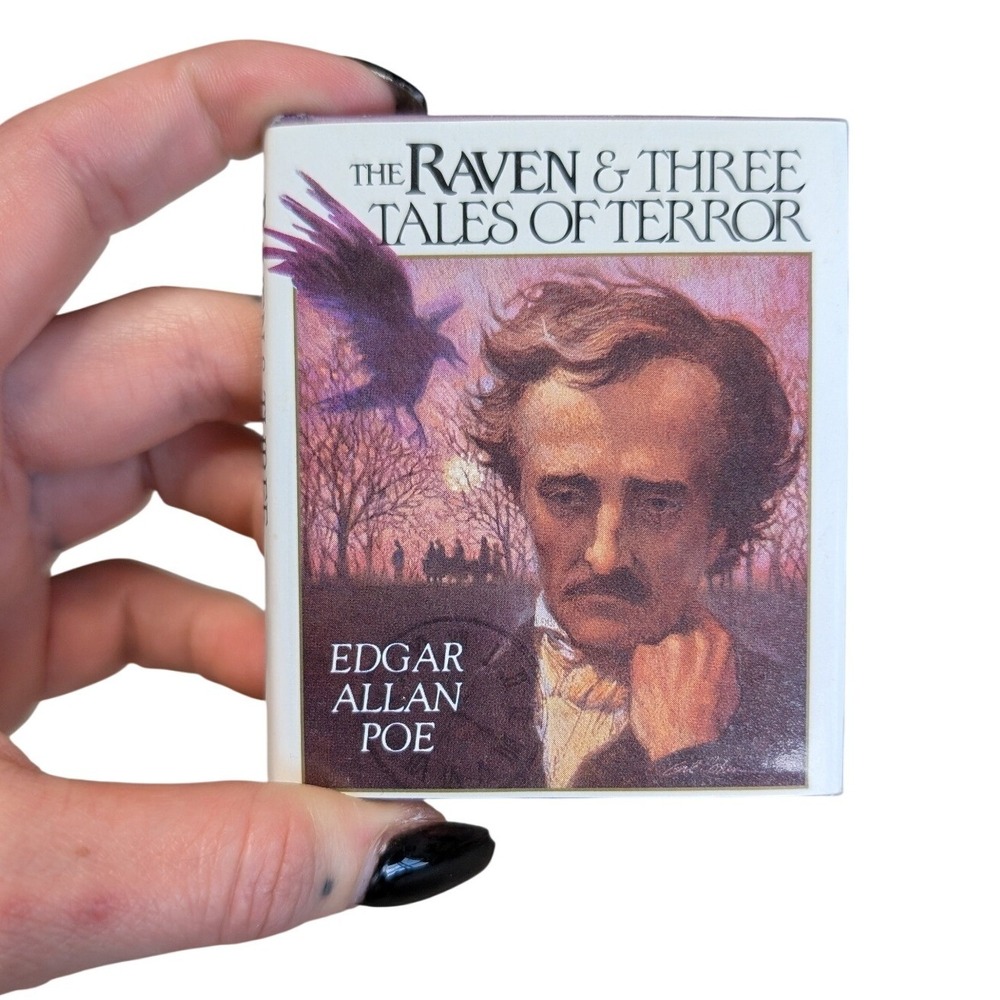 Edgar Allan Poe The Raven & Three Tales of Terror Miniature Book Gothic Horror
